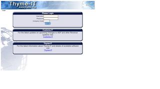 
                            1. AEP2 Login 6.5.11.1 - Thyme-IT