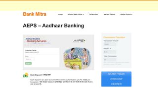 
                            4. AEPS - Aadhaar Banking Services - AEPS ... - BankMitra.org