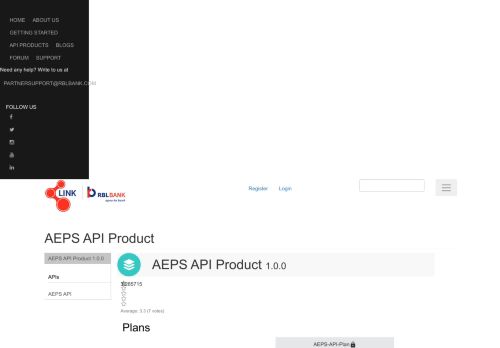 
                            4. AEPS API Product | link.rblbank.com