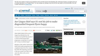 
                            6. Aer Lingus chief says it's not his job to make disgruntled frequent ...