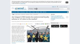 
                            7. Aer Lingus's CEO insists its controversial loyalty scheme is 'of value ...