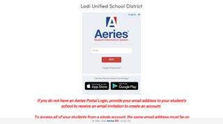 
                            11. Aeries: Portals - Lodi Unified School District