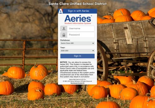 
                            12. Aeries - Santa Clara Unified School District