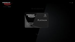 
                            3. Aeroflot bonus Platinum tier