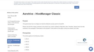 
                            11. Aerohive - HiveManager Classic – Help Center