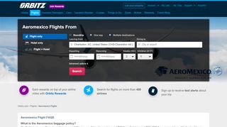 
                            12. Aeromexico Flights, Tickets & Deals on Orbitz.com