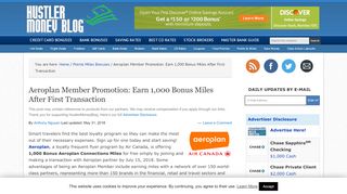 
                            8. Aeroplan Member Promotion: Earn 1,000 Bonus Miles After First ...