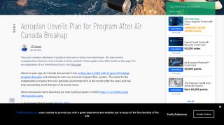 
                            11. Aeroplan Unveils New Plan for Program After Air Canada Breakup