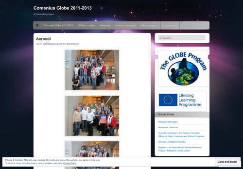 
                            6. Aerosol | Comenius Globe 2011-2013