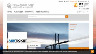 
                            12. AERTiCKET GmbH: ITB Berlin - Aussteller - ITB Virtual Market Place