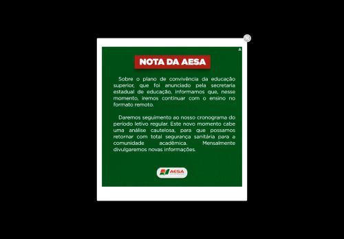 
                            2. AESA-CESA - AESA-CESA - Autarquia de Ensino Superior de Arcovede