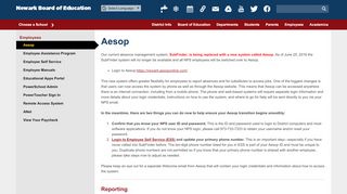 
                            11. Aesop - Newark Board of Education - Newark Public Schools