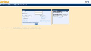 
                            2. Aetna dental opens in secure site