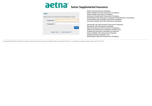 
                            11. Aetna Senior Supplemental Insurance - Emdeon Office