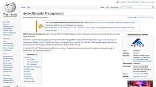 
                            7. Aetos Security Management - Wikipedia