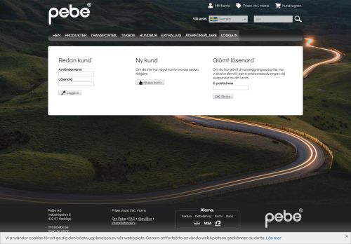 
                            6. Åf-login - PeBe AB - Skräddarsydd bilklädsel och biltillbehör.
