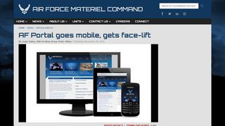 
                            4. AF Portal goes mobile, gets face-lift > Air Force Materiel Command ...
