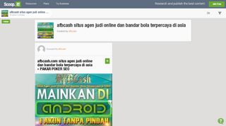 
                            9. afbcash situs agen judi online dan bandar bola terpercaya di asia ...