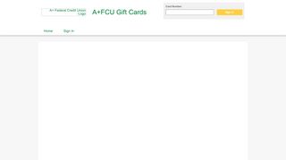 
                            9. A+FCU Gift Cards - Home Page - visaprepaidprocessing.com