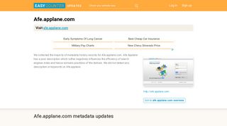 
                            11. Afe Applane (Afe.applane.com) - Applane For Education- Login Page