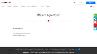 
                            3. Affiliate Agreement | BDSwiss