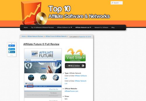 
                            8. Affiliate Future ® Affiliate Network - Full Review