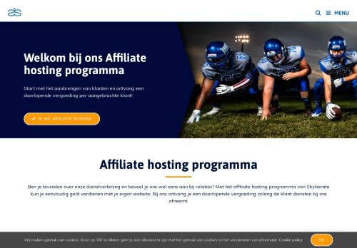 
                            5. Affiliate hosting programma, ontvang hoge vergoedingen - Skyberate.nl