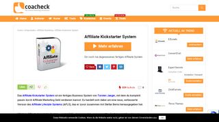 
                            6. ▷ Affiliate Kickstarter System ? • 2019 • Alle Infos, Kosten ...