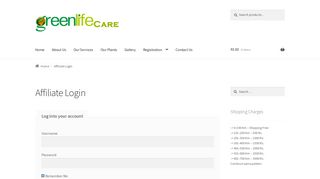 
                            4. Affiliate Login – Green Life Care