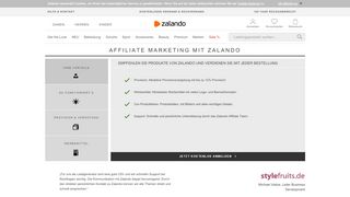 
                            1. Affiliate Marketing mit Zalando - Jetzt anmelden!