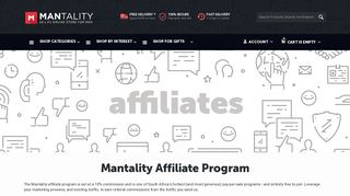 
                            2. Affiliate Marketing Program - 10% commission - Mantality