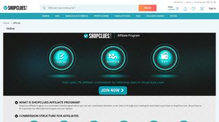 
                            3. Affiliate Marketing Program - Get Paid by referring ShopClues