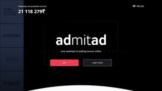 
                            6. Affiliate network | admitad