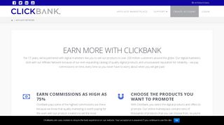 
                            3. Affiliate Network - ClickBank