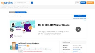 
                            7. Affiliate Partner/Marketer at Miropass A-mart December, 2018