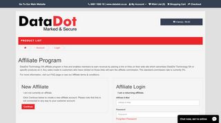 
                            5. Affiliate Program - DataDot