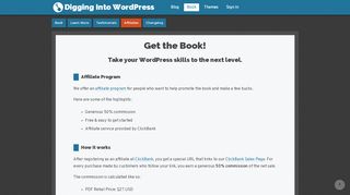 
                            9. Affiliate Program | Digging Into WordPress