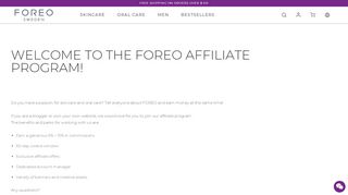 
                            12. Affiliate Program I FOREO