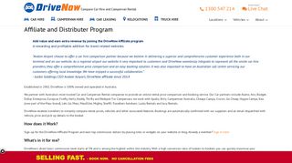 
                            9. Affiliate Program in Australia with DriveNow