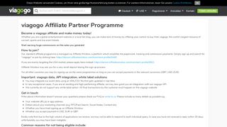 
                            2. Affiliate-Programm - Viagogo