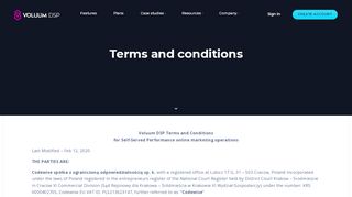 
                            9. Affiliate Tracking Terms and Conditions - Voluum DSP