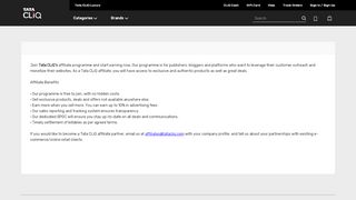 
                            7. Affiliates - TATA CLiQ