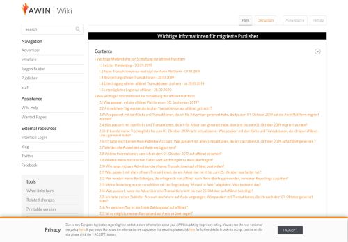 
                            1. Affilinet Publisher FAQ DACH - Wiki