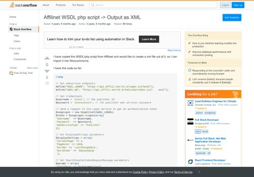 
                            11. Affilinet WSDL php script -> Output as XML - Stack Overflow