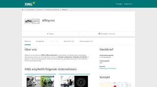 
                            7. Affiliprint als Arbeitgeber | XING Unternehmen