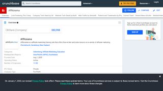 
                            13. Affilorama | Crunchbase