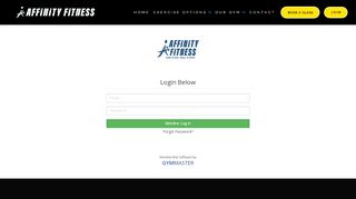 
                            10. Affinity Fitness Sign up/Login | Home