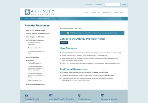 
                            4. Affinity Provider Portal – PRISM « « Affinity Medical GroupAffinity ...