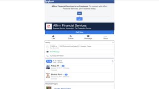 
                            6. Affirm Financial Services - Facebook