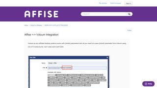 
                            8. Affise <-> Voluum integration – Affise